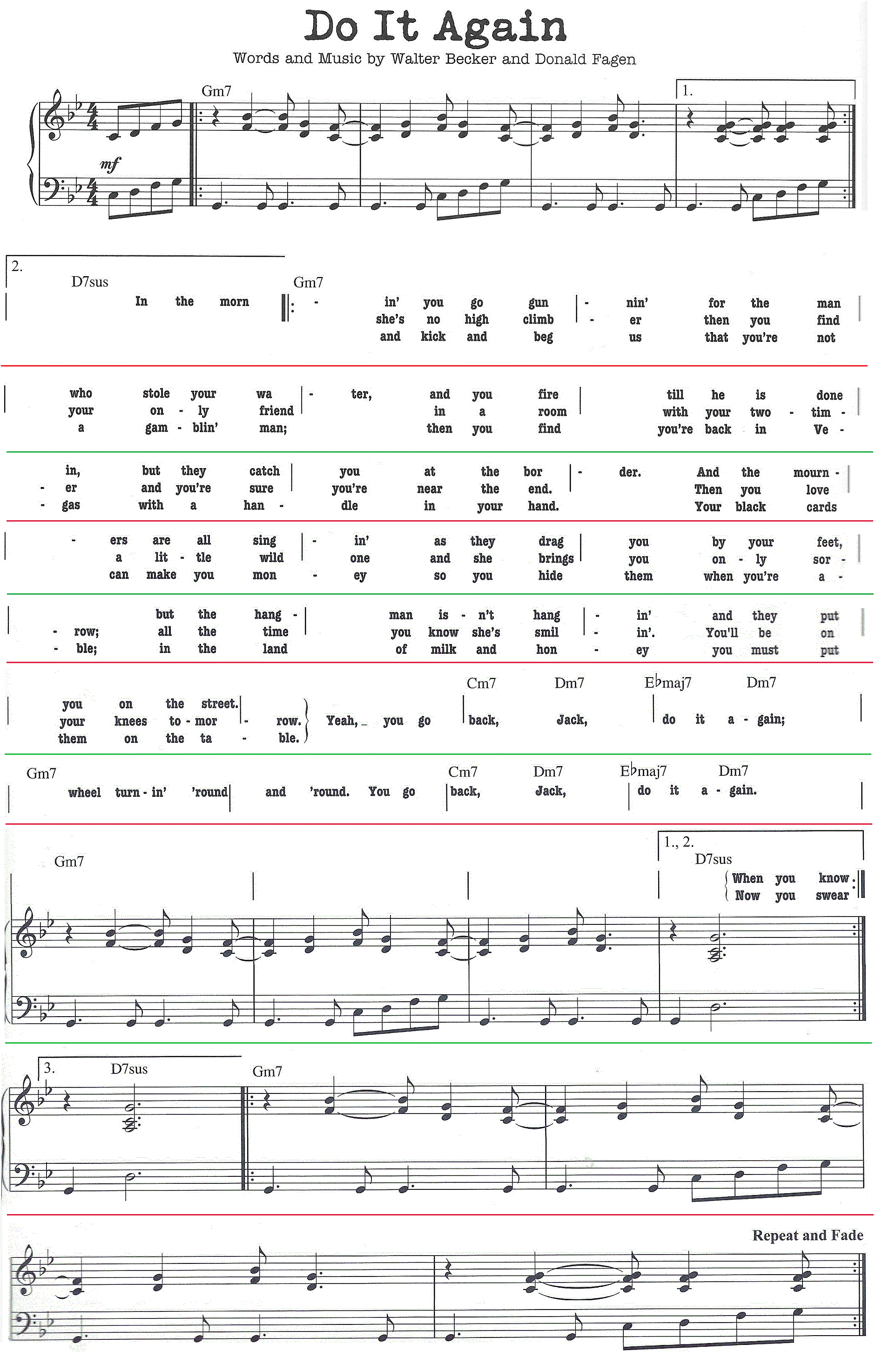 Sheet Music
